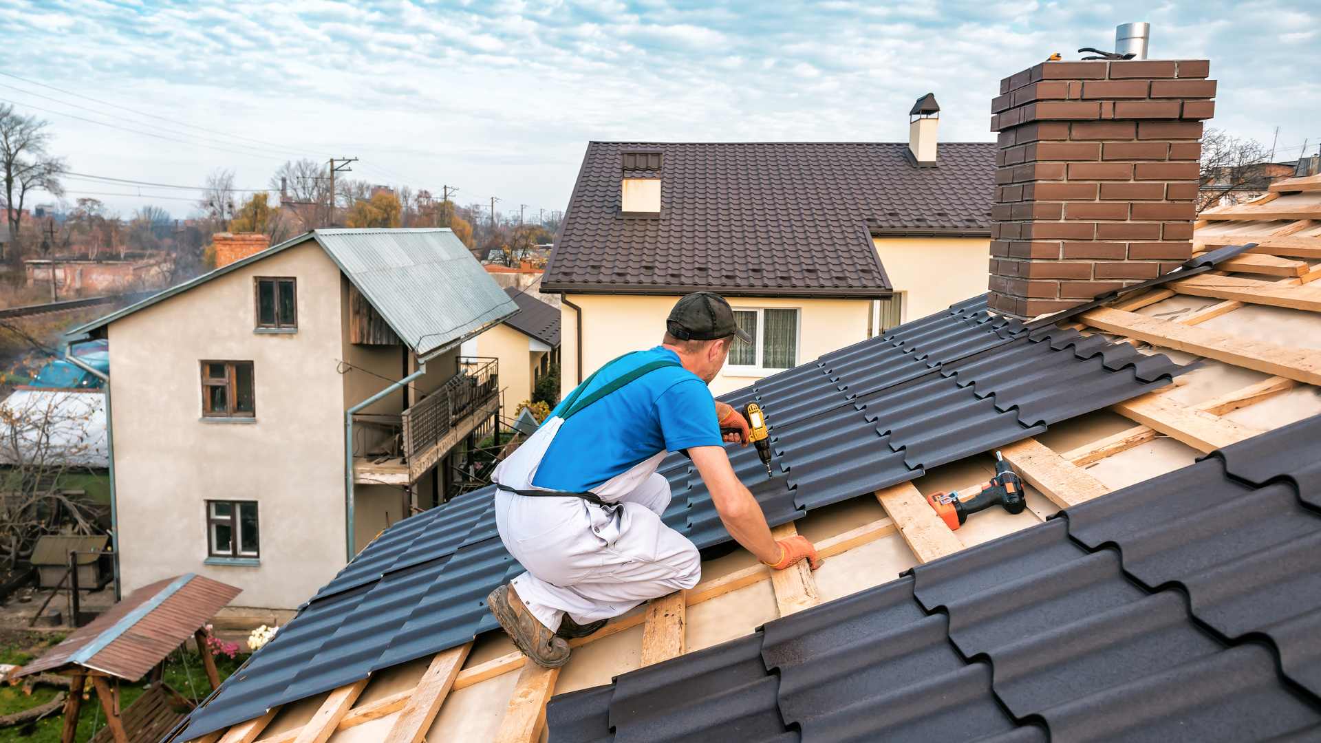 Roofing installation in The Woodlands, TX